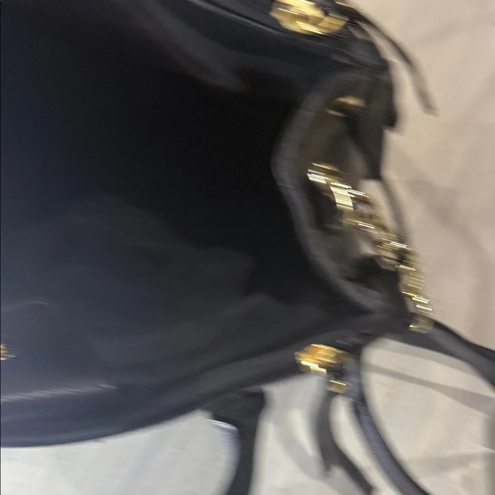 Source Unknown Gray Satchel/Crossbody with Bold Red Accent